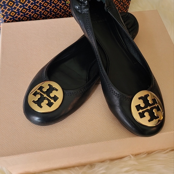 Tory Burch Classic Reva Ballet Flats - Picture 2 of 6